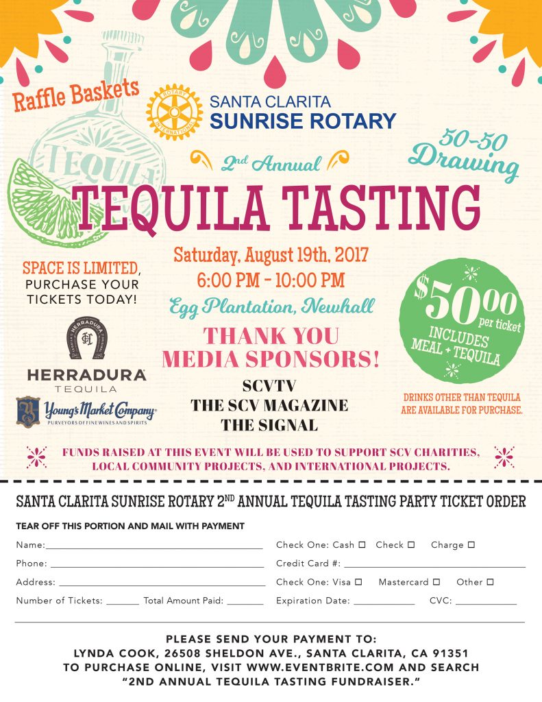 Sunrise Rotary Club Hosts Tequila and Tacos August 19 at Egg