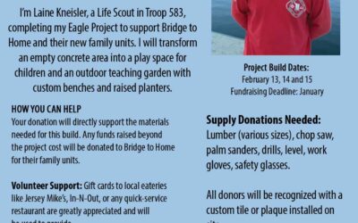 Building Hope: Laine Kneisler’s Eagle Scout Project for Bridge to Home
