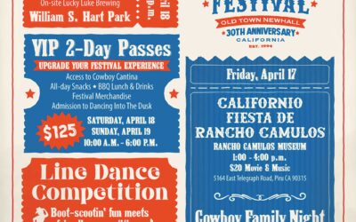 Howdy Howdy Let’s Get Rowdy: Santa Clarita’s 30th Annual Cowboy Festival Returns to William S. Hart Park Free, Family-Friendly Celebration Marks Milestone Year at the Now City-Owned Historic Park